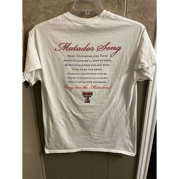 Texas‎ Tech T-shirt With Matador Song Size Medium - Picture 2 of 3